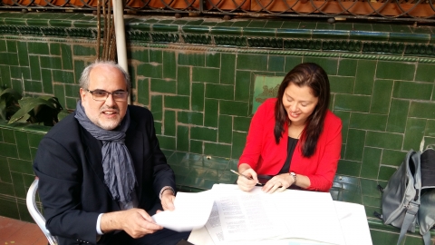 Signatura de l'acord Signatura de l'acord