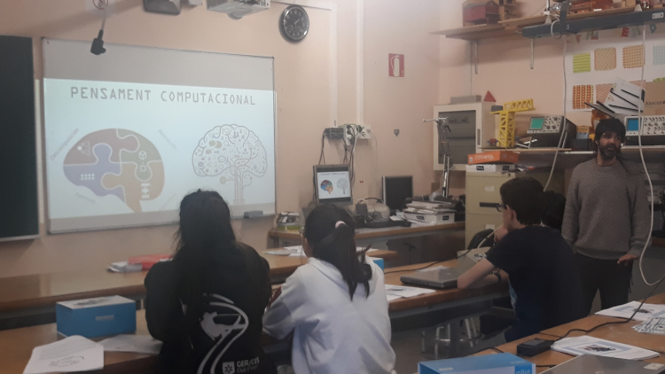 Alumnes de l'Institut Pont de Suert de l'Alta Ribagorça