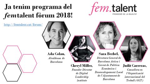 FemTalent Fòrum llega a su décima edición Ponentes del femTalent Fòrum 2018