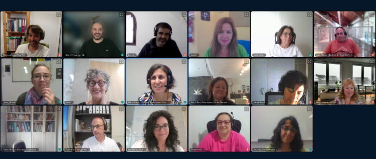 Imatge de trobada virtual