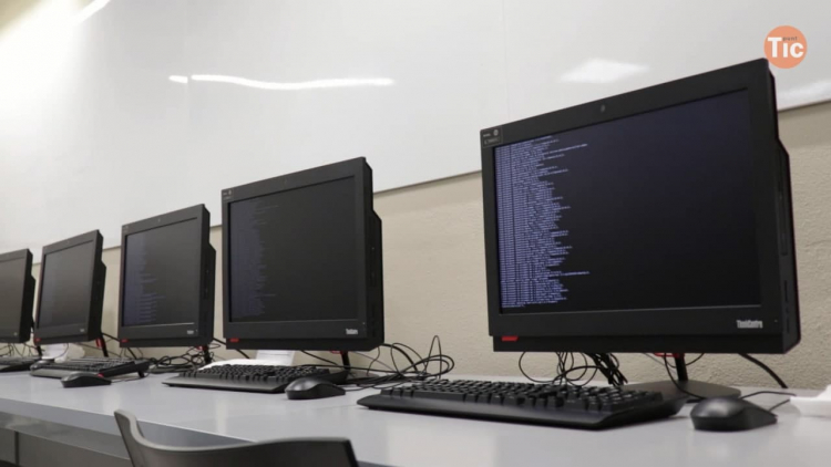 Imatge decorativa ordinadors Punt TIC