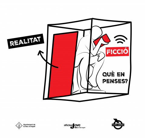 Imatge de la  campanya de sensibilització per l’ús responsable de la tecnologia