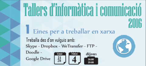 Taller d'informàtica i comunicació 2016 a e-Tremp