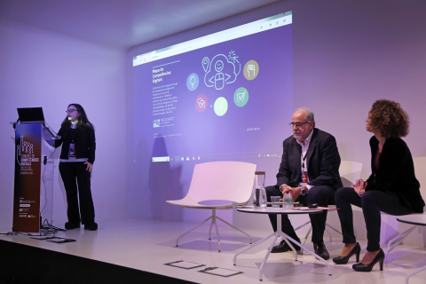 Presentació del Mapa de competències digitals al I Congrés de Competències Digitals Presentació del Mapa de competències digitals al I Congrés de Competències Digitals