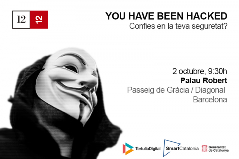 Cartell de la jornada sobre ciberseguretat al Palau Robert Cartell de la jornada sobre ciberseguretat al Palau Robert