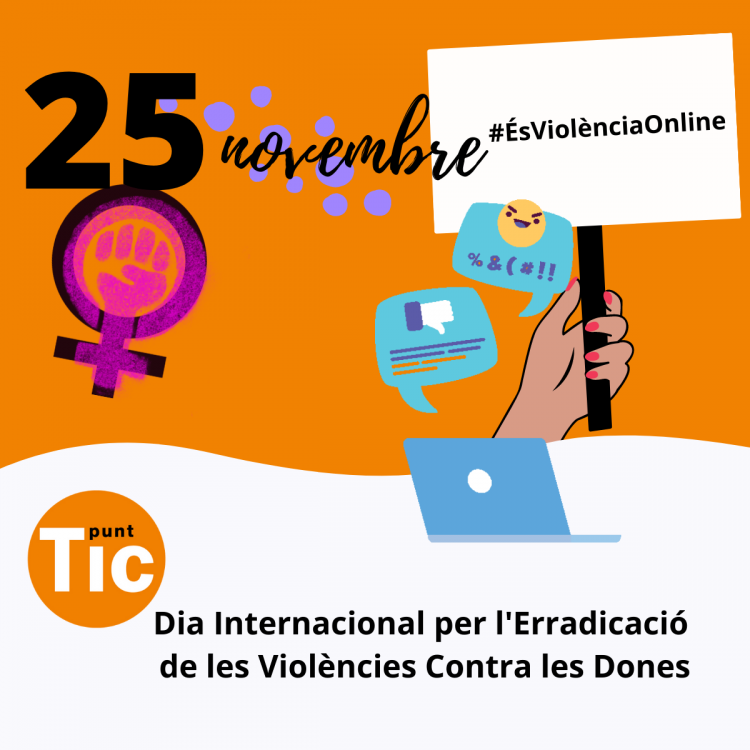 Imatge campanya 25N Punt TIC