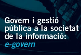 Presenten un postgrau d'e-govern Presenten un postgrau d'e-govern