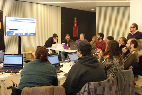 A group of ICT facilitators in JdIS 2015