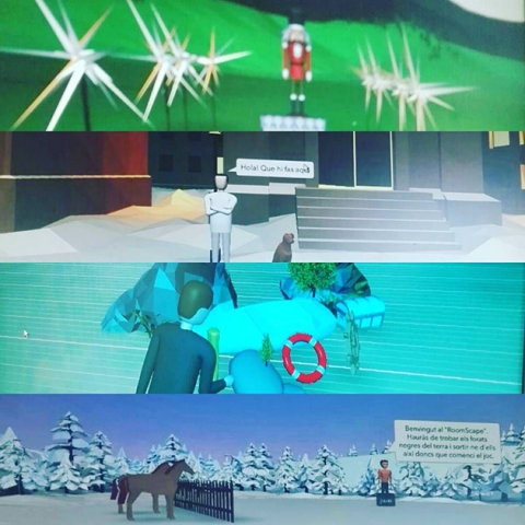 Imatge per difondre el taller sobre iniciació a la realitat Virtual amb Cospaces