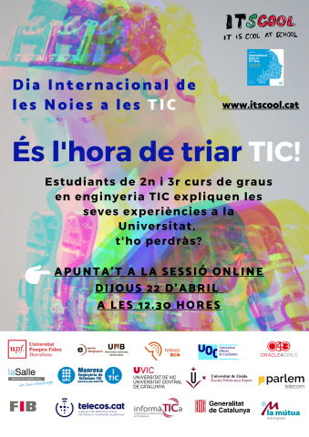 Jornada Itscool, És l'hora de triar TIC! Jornada Itscool, És l'hora de triar TIC!