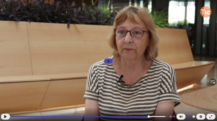 Lluïsa Miralles, dinamitzadora del Punt Òmnia de Valls