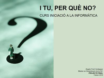 Portada del projecte d'Àngels Pont Portada del projecte d'Àngels Pont