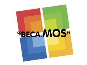 Logotip del programa Beca.MOS Logotip del programa Beca.MOS