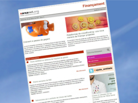 Butlletí de Xarxanet.org sobre fonts de finançament
