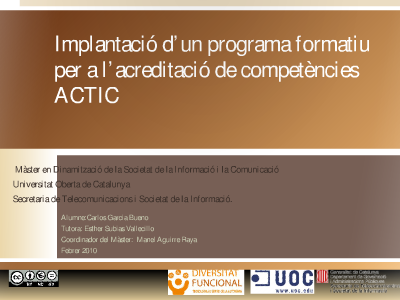 Portada del projecte de Carlos García Portada del projecte de Carlos García