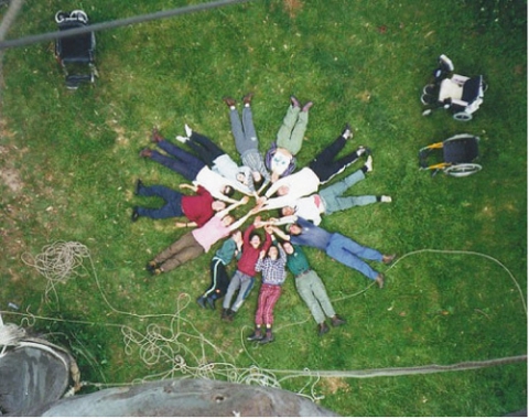 Cercle d'amics i amigues. Foto CC http://www.flickr.com/photos/wilderdom/65444685/