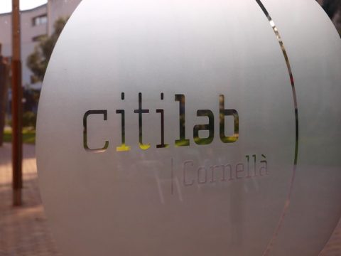 Porta del Citilab-Cornellà Porta del Citilab-Cornellà