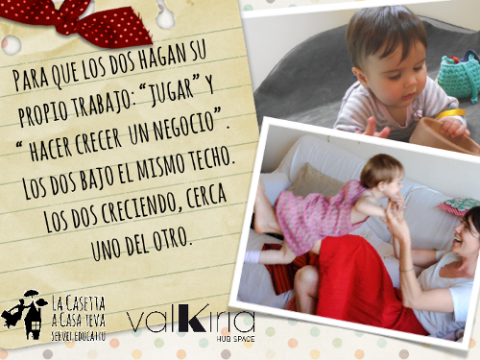 Servei Co-baby a l'espai de coworking Valkiria Hub Space