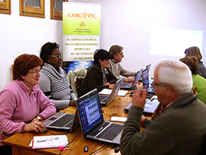 Alumnes d'un curs dels punts de la Conca de Barberà Alumnes d'un curs dels punts de la Conca de Barberà