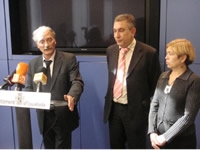 Imatge de la presentació del conveni