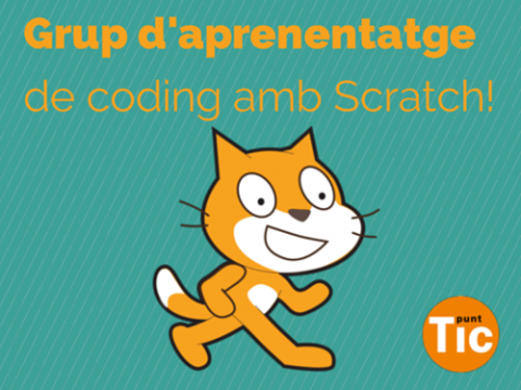 Apunta't al grup d'aprenentatge de coding amb Scratch! Apunta't al grup d'aprenentatge de coding amb Scratch!