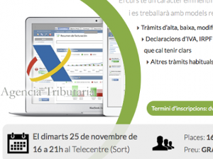Càpsula sobre tràmits fiscals per a autònoms, a Sort