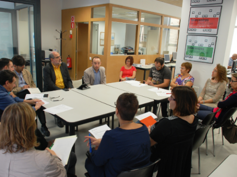 Reunió de treball dels dinamitzadors del telecentres de la Ribera d’Ebre   