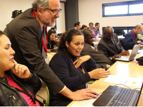 Ricard Faura al taller sobre l'ACTIC al Fuerteventura Meeting Point