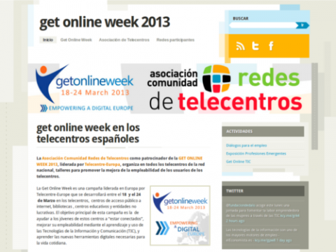 Bloc estatal de la Get Online Week 2013 Bloc estatal de la Get Online Week 2013