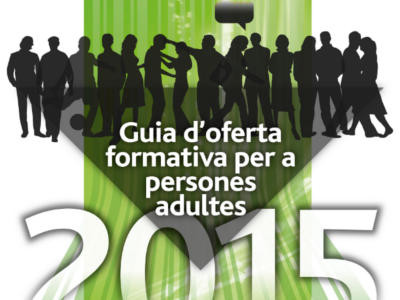 Part de la portada de la Guia d’oferta formativa per a persones adultes del CTC Masquefa