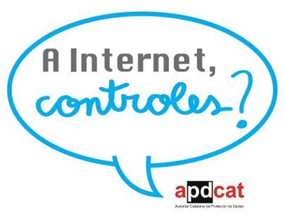 Logo de la campanya "A Internet, controles?"