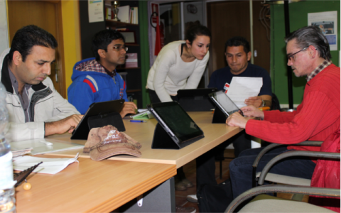 Itinerari laboral al punt Òmnia Teb