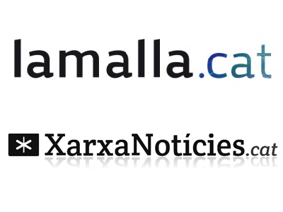 Logotips de la LaMalla.cat i XarxaNoticies.cat Logotips de la LaMalla.cat i XarxaNoticies.cat