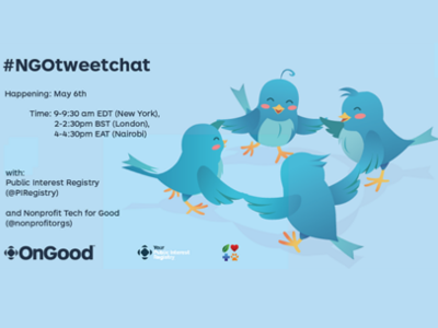 Xerrada via Twitter sobre els dominis .ong i .ngo