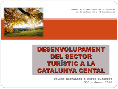 Portada del projecte de Paloma Hernández i Mercè Sucarrats