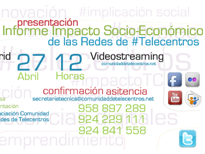 Presentació de l'informe de l'impacte dels telecentres