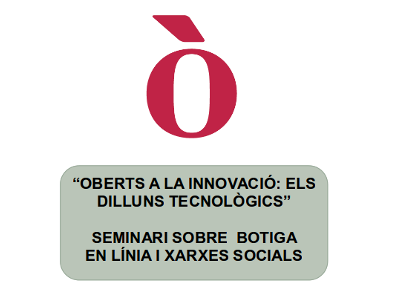 Seminari sobre botiga en línia i xarxes socials, a Valls Seminari sobre botiga en línia i xarxes socials, a Valls
