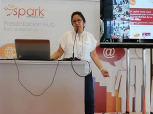 Paloma Valdivia participant a l'Spark 2013 Paloma Valdivia participant a l'Spark 2013