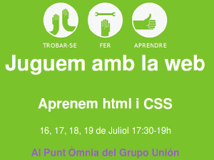 Cartell del Summer Code Party a l'Òmnia Grupo Unión