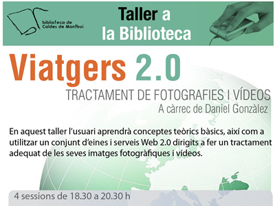 Part del cartell del taller Viatgers 2.0