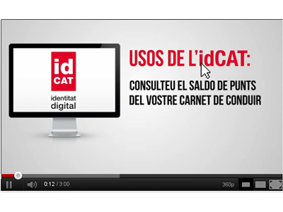 Captura d'un dels videotutorials Captura d'un dels videotutorials