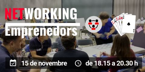 Cartell de la sessió 'Networkig emprenedors'
