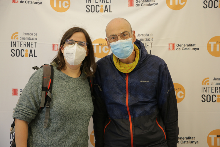 Imatge de persones dinamitzadores a la JdIS 2021