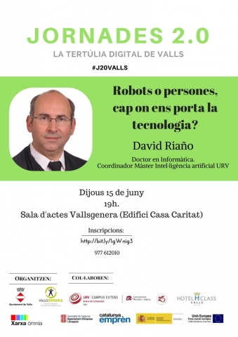 Jornadas 2.0: Robots o personas, ¿hacia donde nos lleva la tecnología? Jornadas 2.0: Robots o personas, ¿hacia donde nos lleva la tecnología?