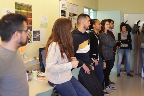 Persones dinamitzadores a la trobada territorial de Ripoll Persones dinamitzadores a la trobada territorial de Ripoll