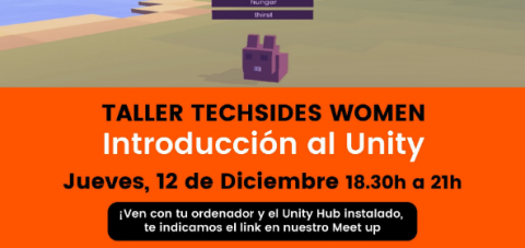 Cartell del taller d'introducció a l'Unity