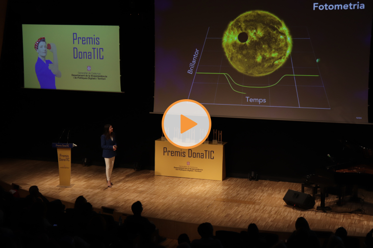 L’astrofísica i doctoranda en Ciències Planetàries al MIT, Mariona Badenas-Agustí, al premis DonaTIC 2021 L’astrofísica i doctoranda en Ciències Planetàries al MIT, Mariona Badenas-Agustí, al premis DonaTIC 2021