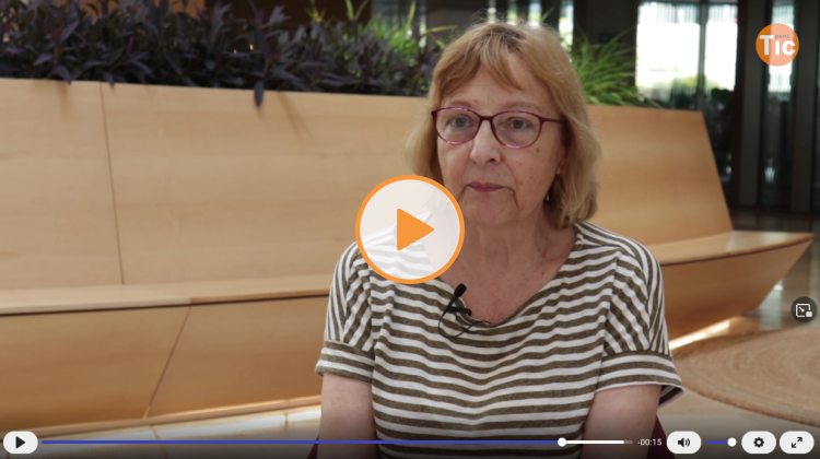 Lluïsa Miralles, dinamitzadora del Punt Òmnia de Valls