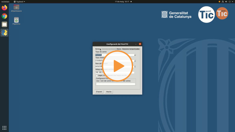 Imatge de la nova maqueta Punt TIC Imatge de la nova maqueta Punt TIC