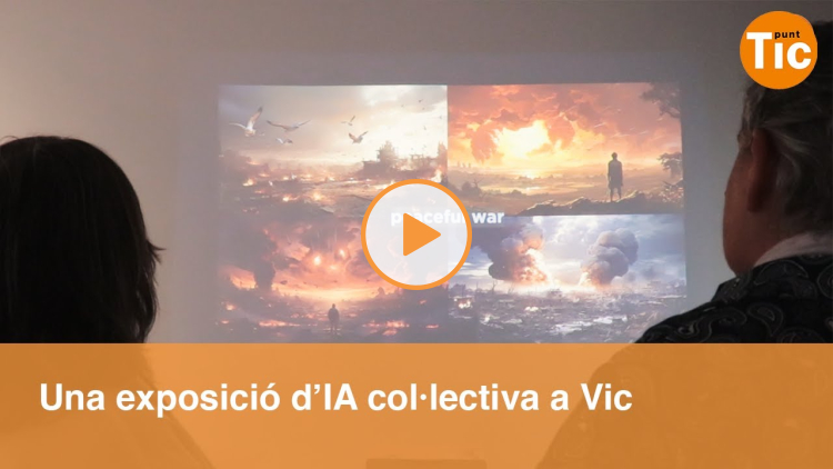 Embedded thumbnail for Vic ha presentado la exposición 'Inteligencia artificial: esto no es arte'